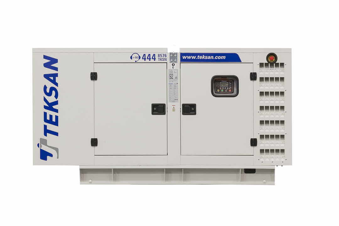 Дизельный генератор Teksan TJ90PE в кожухе