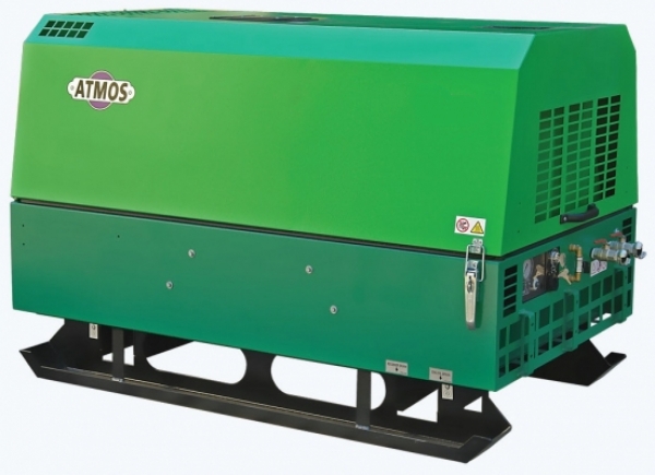 Дизельный компрессор Atmos PDK 33 на салазках