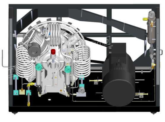 Гелиевый компрессор высокого давления GMP HEM-15-30