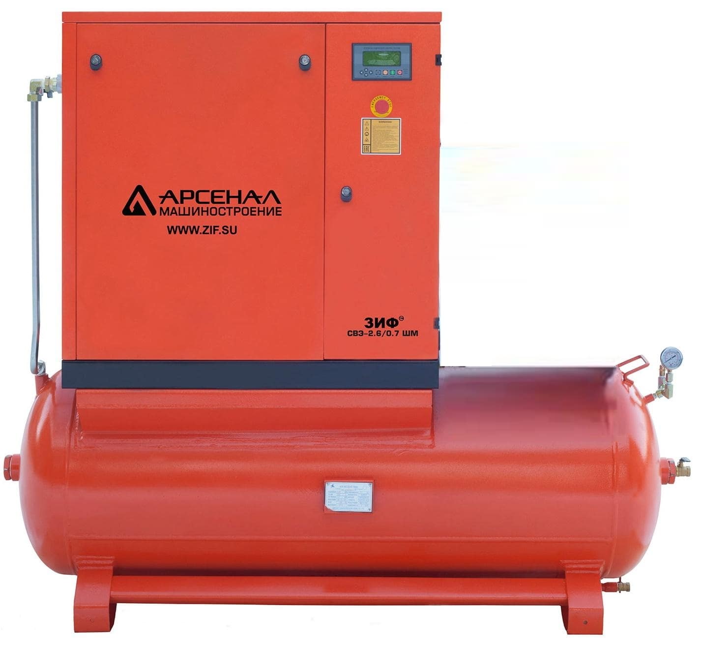 Винтовой компрессор ЗИФ-СВЭ-1,2/1,6 ШМ Р-500