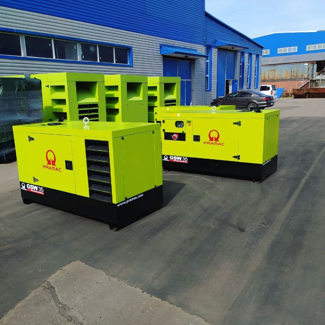Поставка итальянских дизельных генераторов Pramac от 25 до 300 кВт в порт