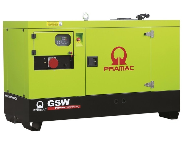 Дизельный генератор Pramac GSW 45 P в кожухе
