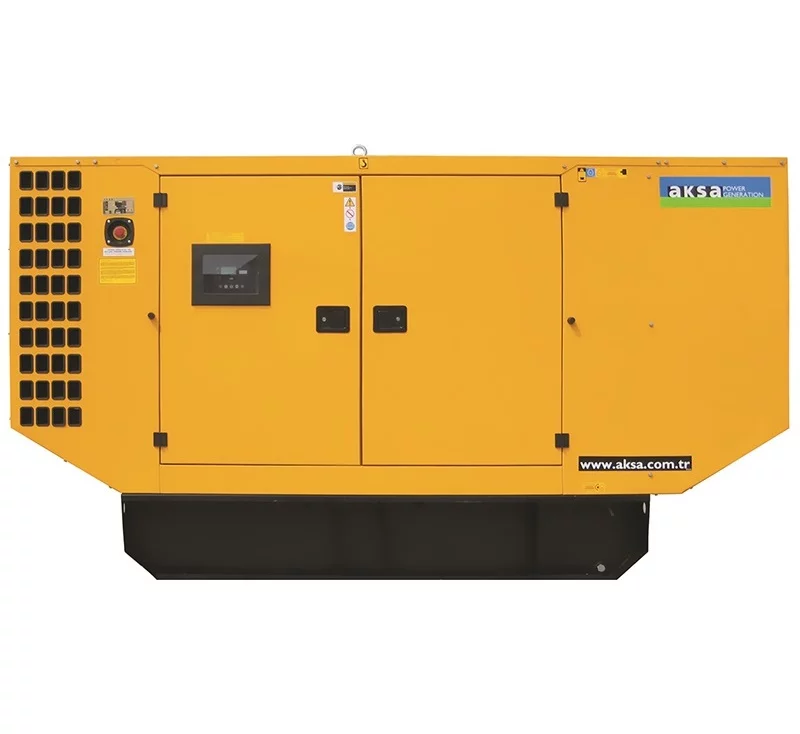 Дизельный генератор Aksa APD-88P в кожухе