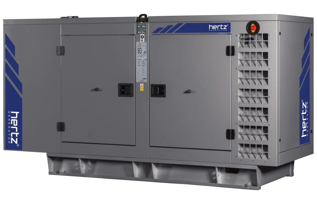 Дизельный генератор Hertz HG 110 DL в кожухе с АВР