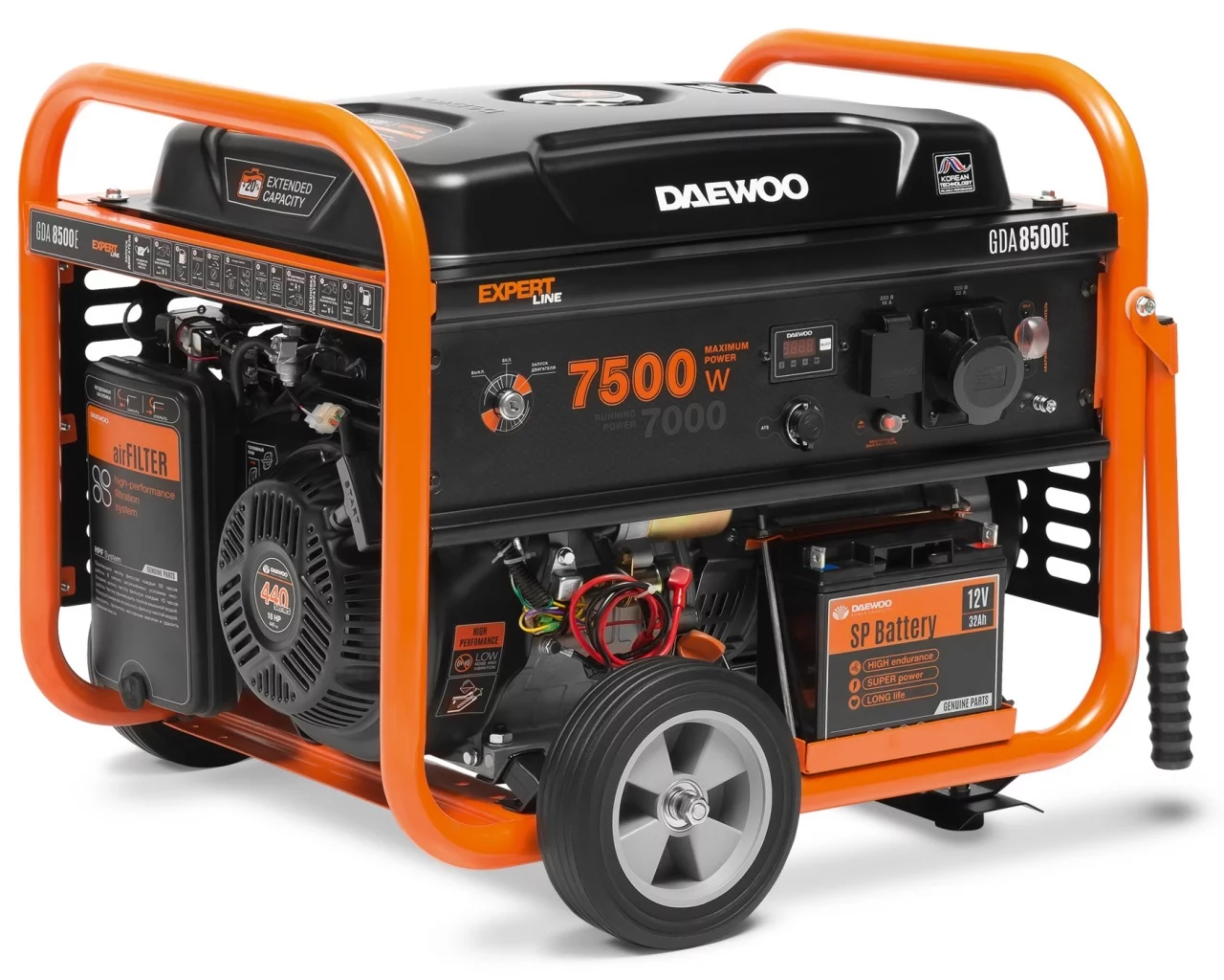 Бензиновый генератор Daewoo GDA 8500E