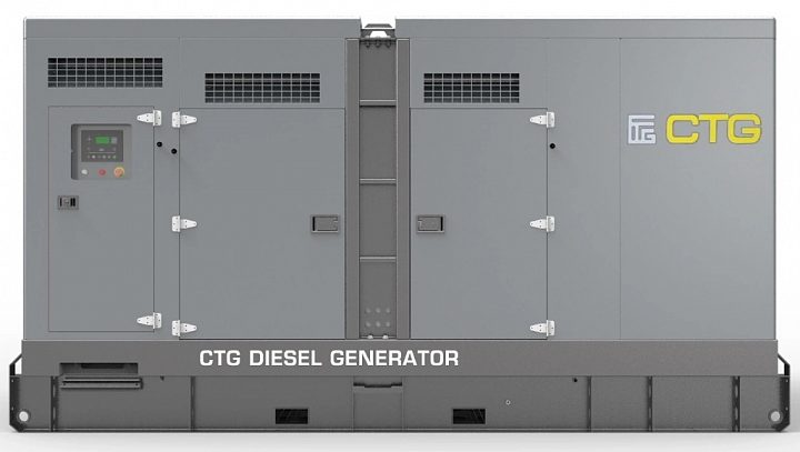 Дизельный генератор CTG 1375С в кожухе с АВР
