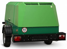 Дизельный компрессор Dalgakiran PDP 65-12 (фикс с тормозом) — фото 4