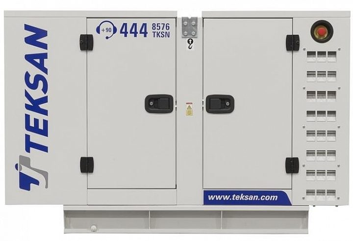 Дизельный генератор Teksan TJ10PE-1 в кожухе