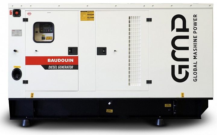 Дизельный генератор Baudouin GMP 110BM в кожухе