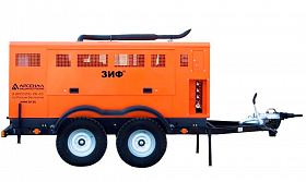 Дизельный компрессор ЗИФ ПВ-12/1,2 (ММЗ) на шасси — фото 2