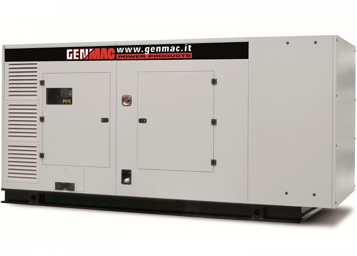 Дизельный генератор Genmac G300JS-E в кожухе