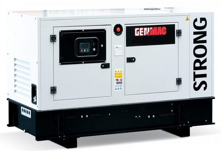 Дизельный генератор Genmac G30JS в кожухе с АВР