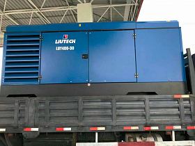Дизельный компрессор LIUTECH LUY400-30 на шасси — фото 4