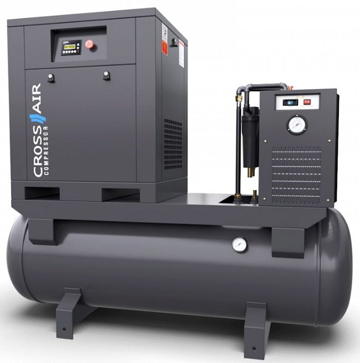 Винтовой компрессор CrossAir CA7.5-10RA-500DRY (IP54)