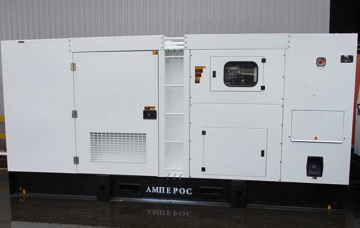 Дизельный генератор АМПЕРОС АД 720-Т400 в кожухе с АВР