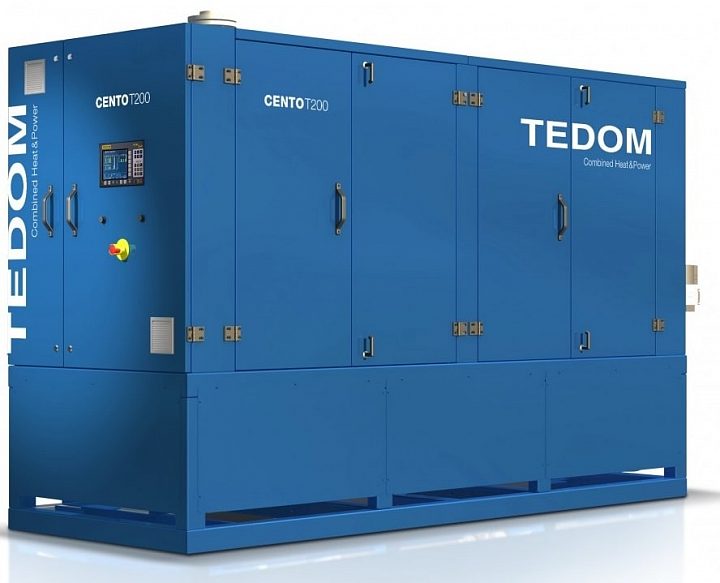 Газовый генератор Tedom Quanto D770 в кожухе