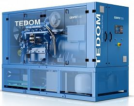 Газовый генератор Tedom Quanto D1200 в кожухе — фото 2