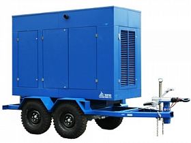 Дизельный генератор ТСС АД-60С-Т400-2РПМ5 на шасси с АВР — фото 1